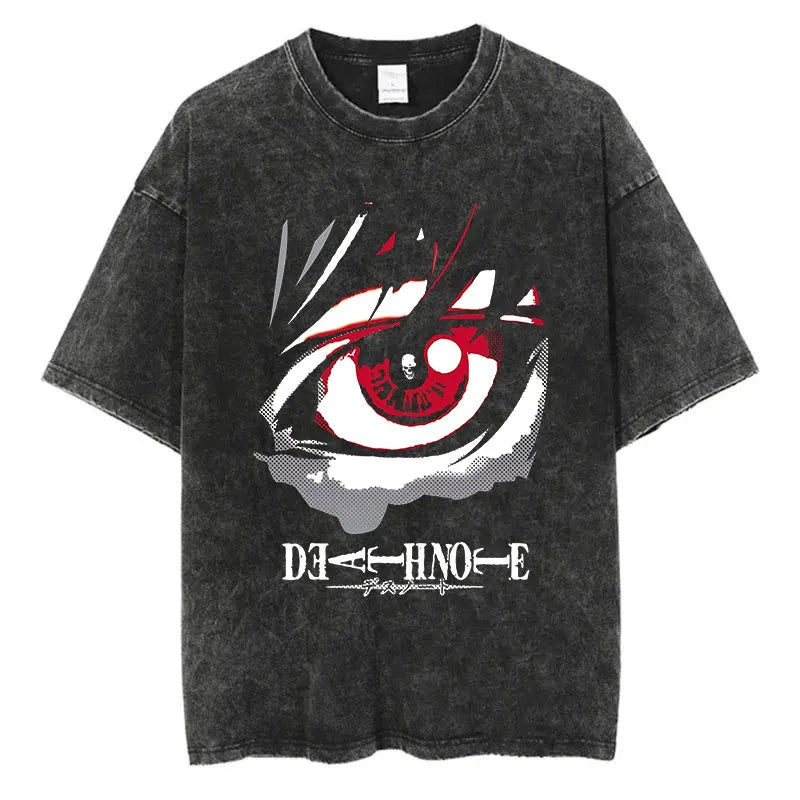 Death Note Anime Washed T-Shirts