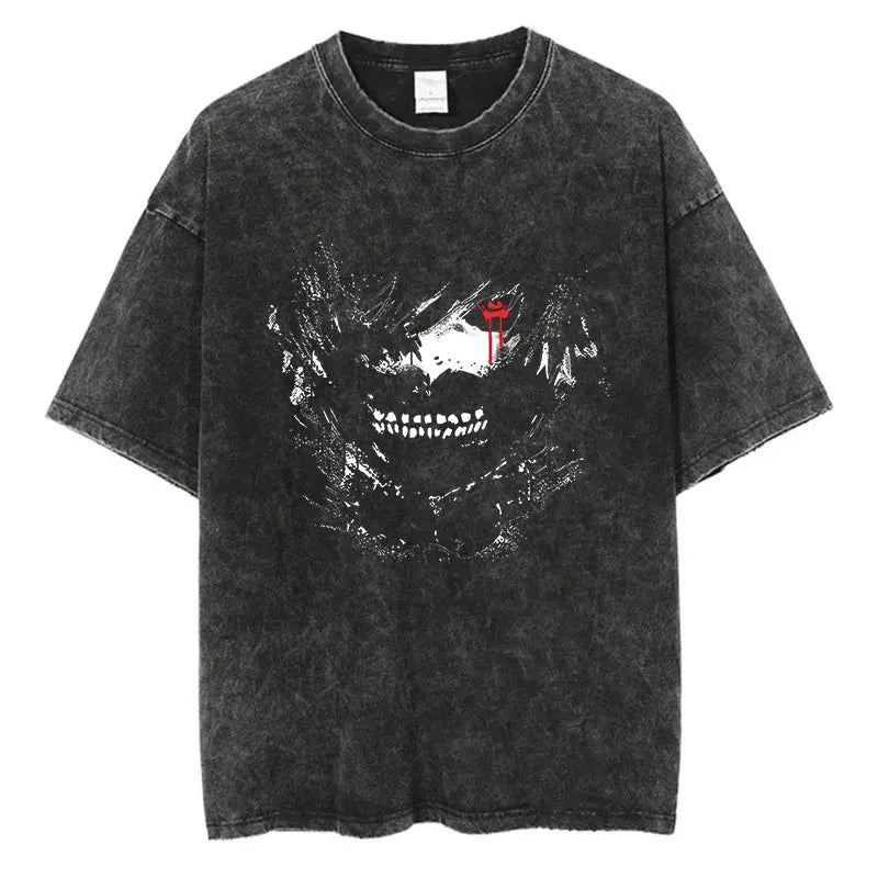 Tokyo Ghoul Anime Washed T-Shirts