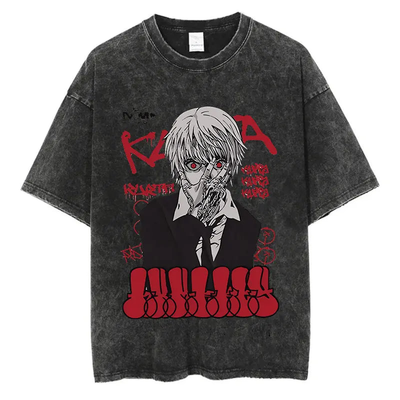 Hunter x Hunter Anime Washed T-Shirts