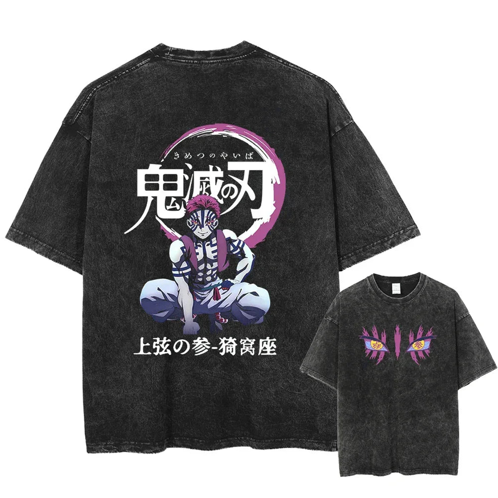 Demon Slayer Anime Washed T-Shirts - Collection #2