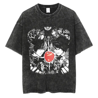 Death Note Anime Washed T-Shirts