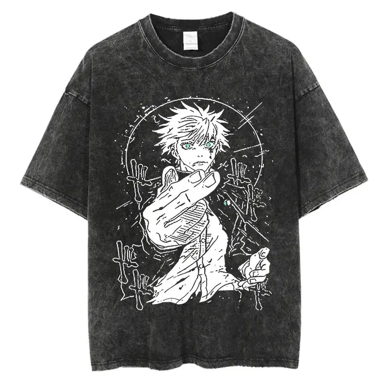 Jujutsu Kaisen Anime Washed T-Shirts