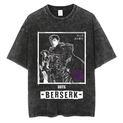 Berserk Anime Washed T-Shirts