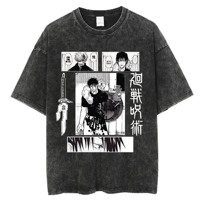 Jujutsu Kaisen Anime Washed T-Shirts - Collection #3