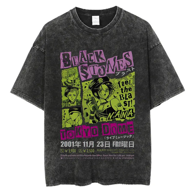 Nana Osaki Anime Washed T-Shirts