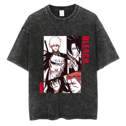 Bleach Anime Washed T-Shirts - Collection #2