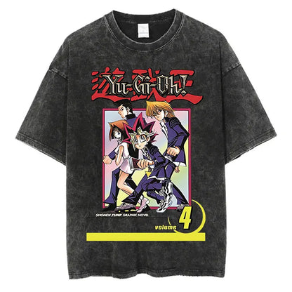 Yu Gi Ou Anime Washed T-Shirts