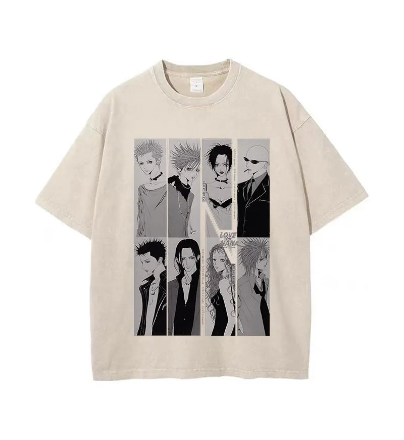 Nana Osaki Anime Washed T-Shirts