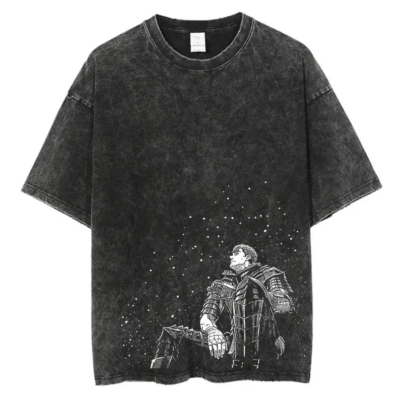 Berserk Anime Washed T-Shirts