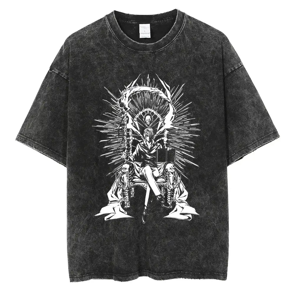 Death Note Anime Washed T-Shirts