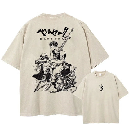 Berserk Anime Washed T-Shirts - Collection #2