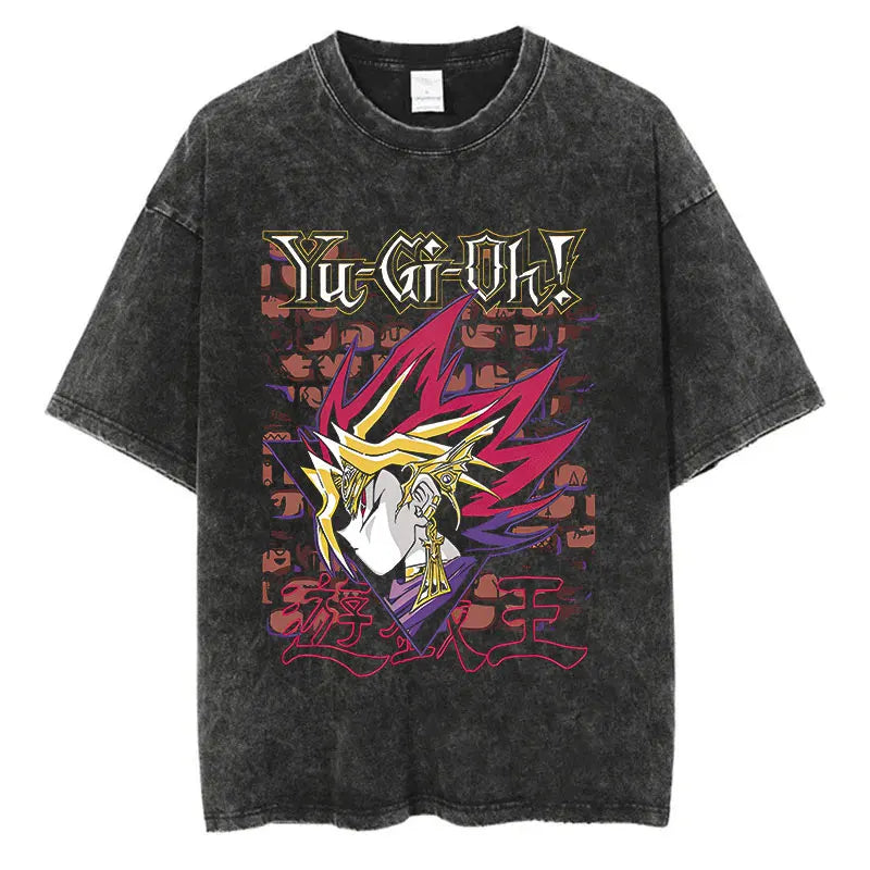 Yu Gi Ou Anime Washed T-Shirts