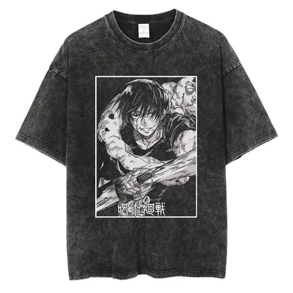 Jujutsu Kaisen Anime Washed T-Shirts - Collection #3