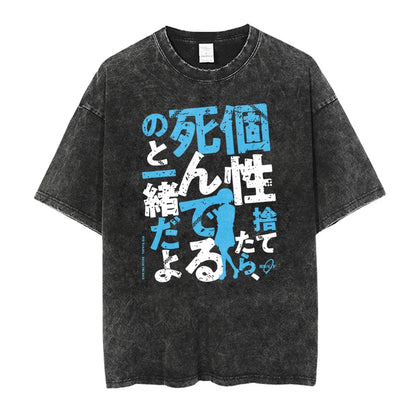 Bocchi the Rock Anime Washed T-Shirts