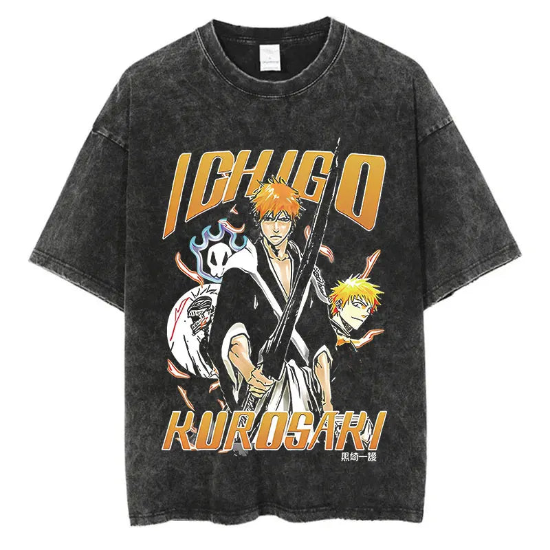 Bleach Anime Washed T-Shirts - Collection #2