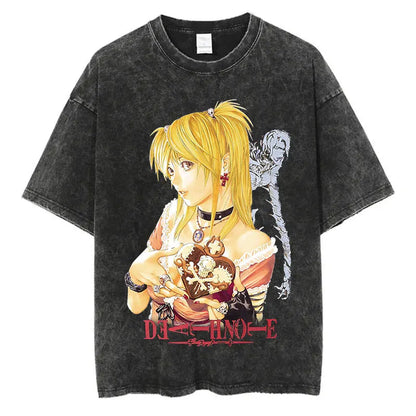 Death Note Anime Washed T-Shirts