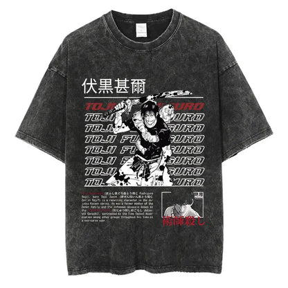 Jujutsu Kaisen Anime Washed T-Shirts - Collection #3