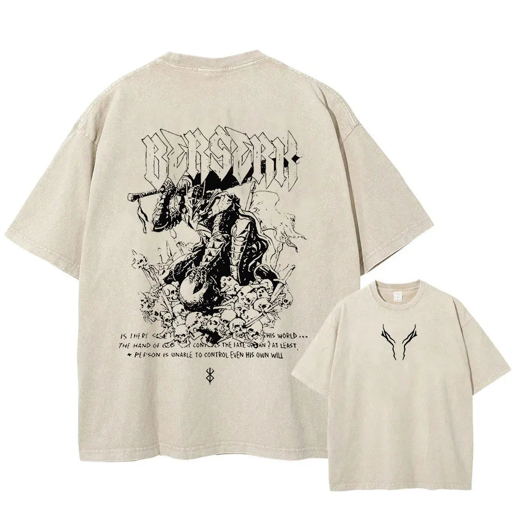 Berserk Anime Washed T-Shirts - Collection #2