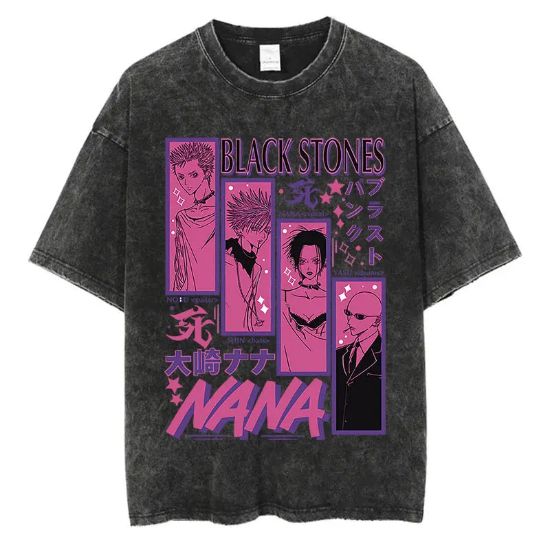 Nana Osaki Anime Washed T-Shirts