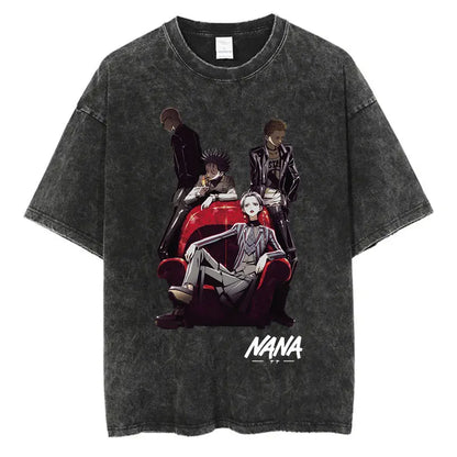 Nana Osaki Anime Washed T-Shirts