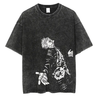 Jujutsu Kaisen Anime Washed T-Shirts